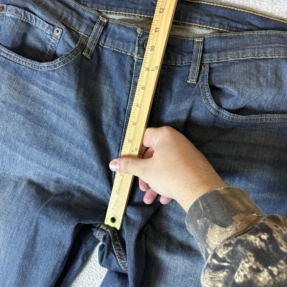 Levi's 559 Jeans Mens 36x34 (Fits 38x34) Relaxed Straight Med Wash‎ Blue Denim